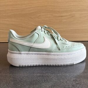 Nike Women's Mint Green Stacked Sneakers